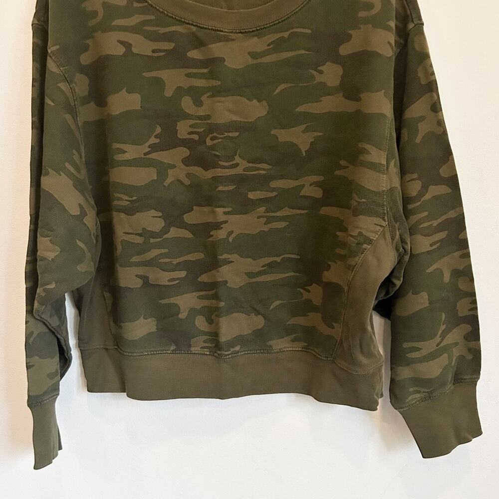 Sanctuary Dolman Army Pullover Sweatshirt Green Size M - Picture 6 of 8